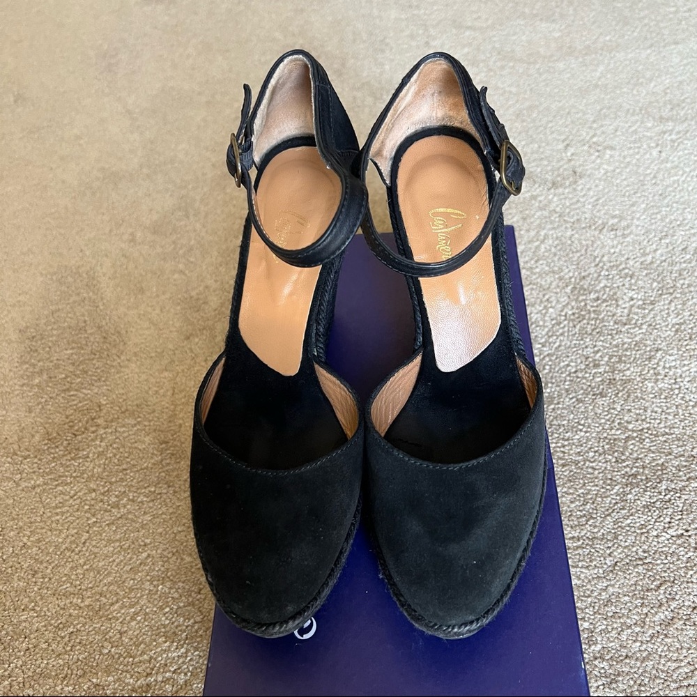 Castaner ankle strap espadrille wedge